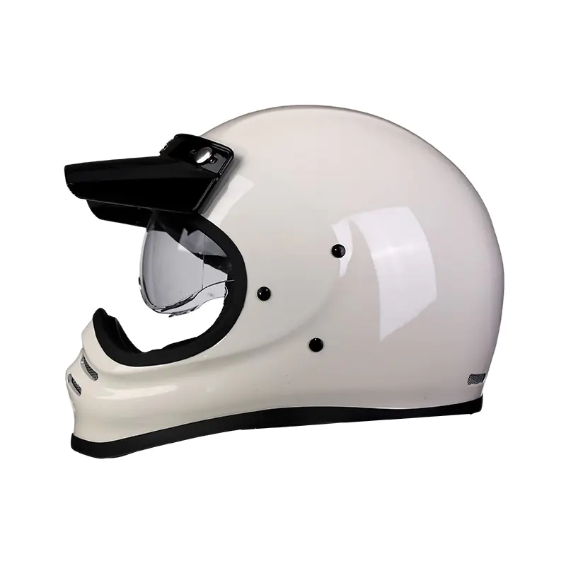 Topi keledar Motosikal Muka Penuh Gentian Kaca 881 Topi keledar Motocross dengan Pelapik Selesa
