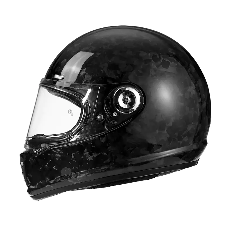 Topi keledar Motosikal Muka Penuh Gentian Karbon 68 Topi keledar Motocross Standard DOT