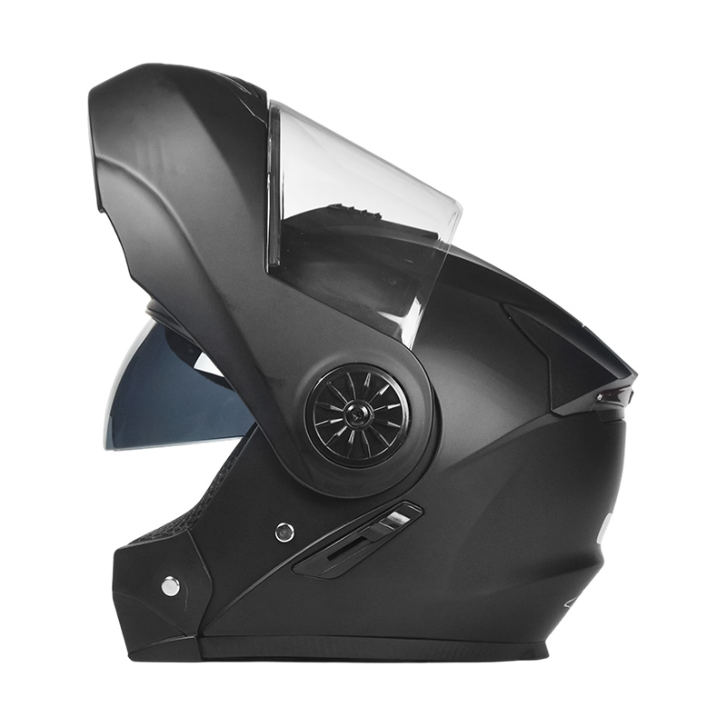 106 Double Visor Flip Up Motosikal Topi Keledar Motocross