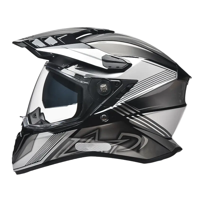 Topi keledar Motosikal Muka Penuh Standard YH701 DOT Topi Rapat Motocross