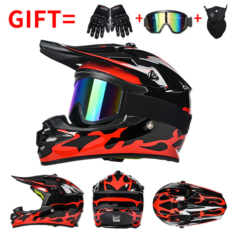 RY001 Kanak-kanak Mountain Bike Luar Jalan Topi Keledar Motosikal DOT