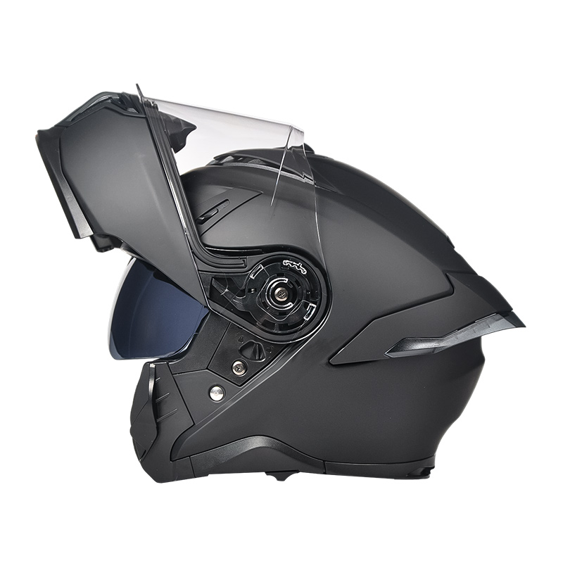 LP001 Double Visors Flip Up Motosikal Topi Keledar Motocross Modular Topi keledar